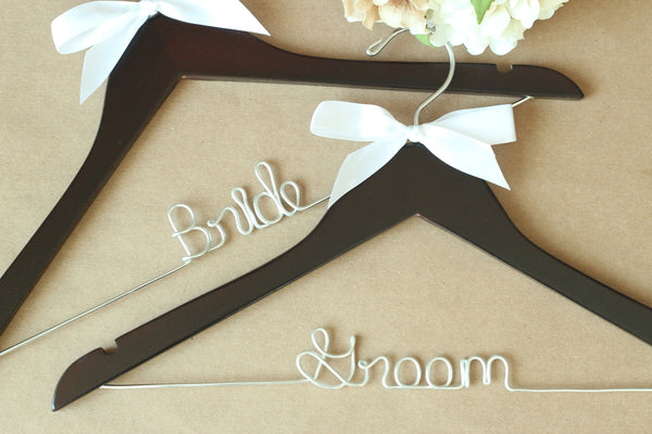 Bride and Groom Hangers 2 Pack