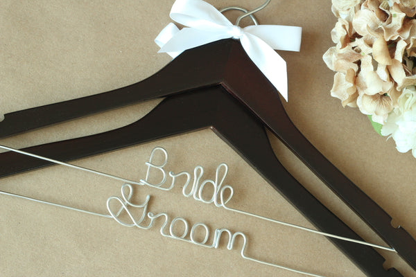Bride and Groom Hangers 2 Pack