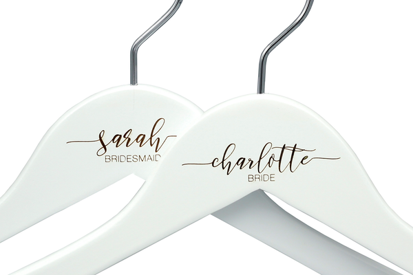 Personalized Engraved Bridal Hanger