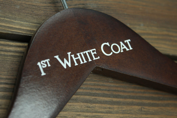 First White Coat Engraved Hanger, Pharmacist, Graduation Gift