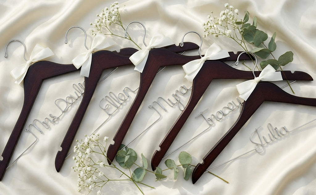 Personalized Bridal Party Hangers