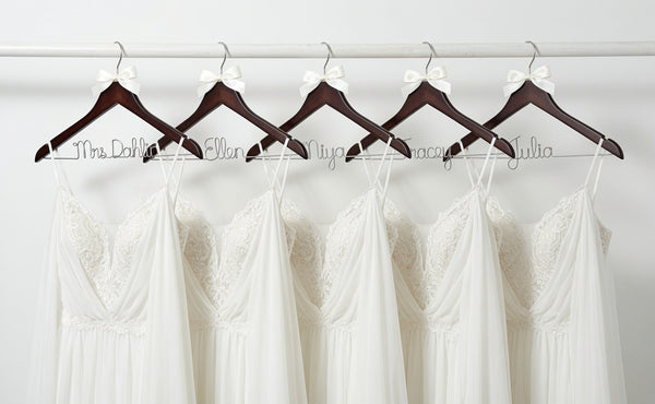 Personalized Bridal Party Hangers