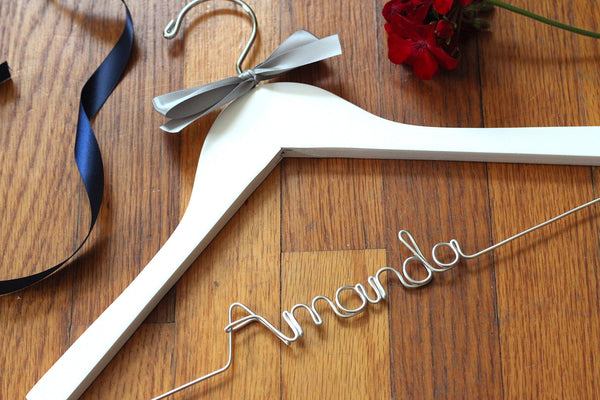 Set of Personalized Bridal Hangers