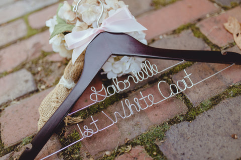 First White Coat Personalized Hanger