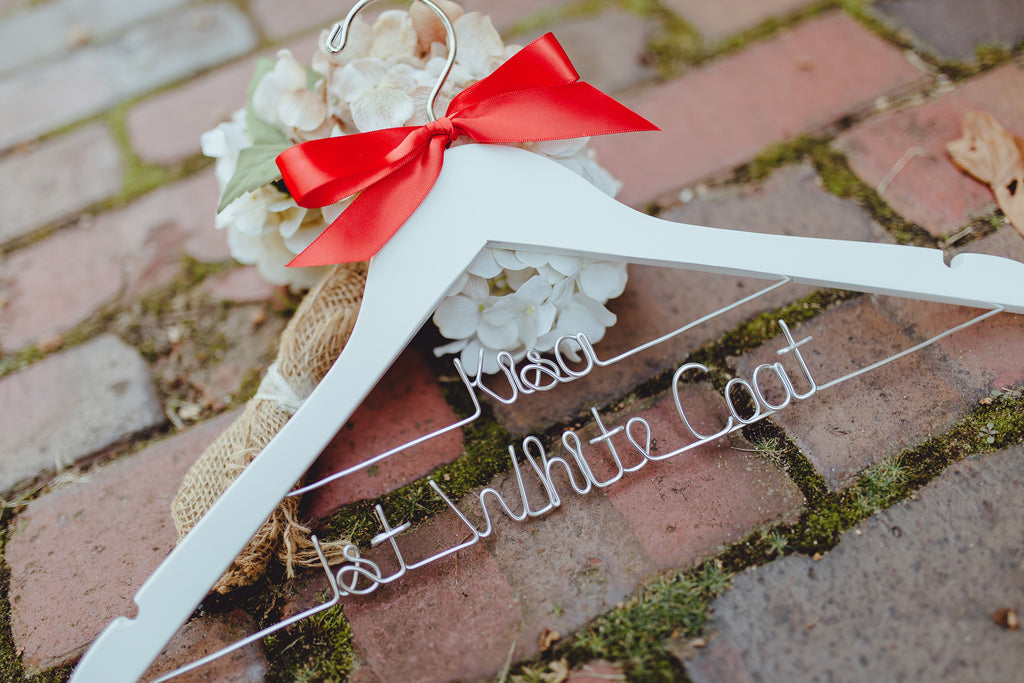 First White Coat Personalized Hanger