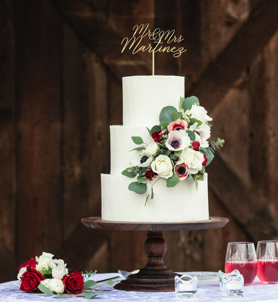 Personalized Wedding Cake Topper