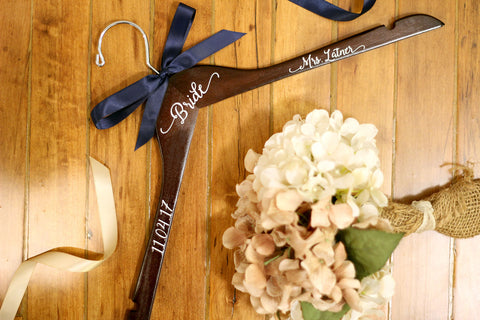 Personalized Decals Bridal Hanger