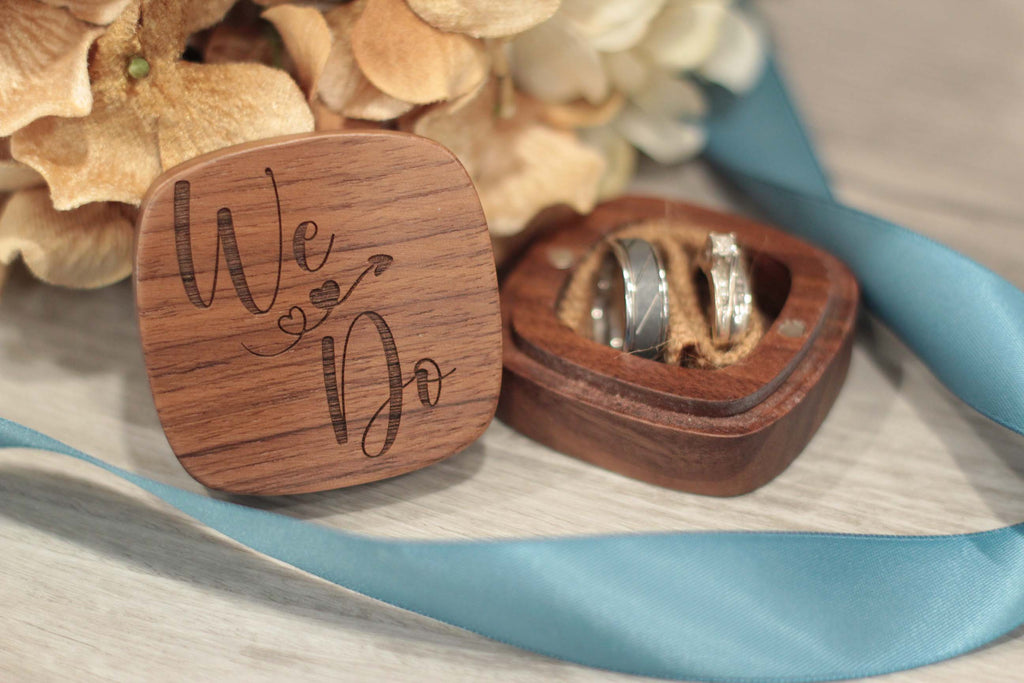 Marimora Octagonal Velvet Ring Box for Wedding Ceremony | 2-Slots Ring Box  | eBay