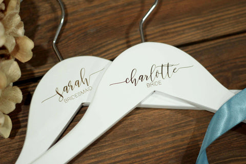 Personalized Engraved Bridal Hanger