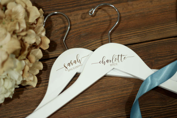 Personalized Engraved Bridal Hanger